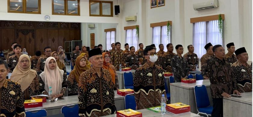 Tingkatkan Sinergi dan Kinerja, MTs N 3 Sleman Ikuti Pertemuan Kepala Tata Usaha se-DIY di MAN 1 Yogyakarta