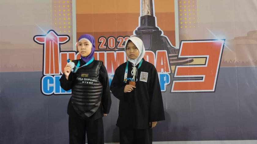 MTsN 3 Sleman Sabet Perak dan Perunggu Kompetisi Pencak Silat Tingkat Nasional