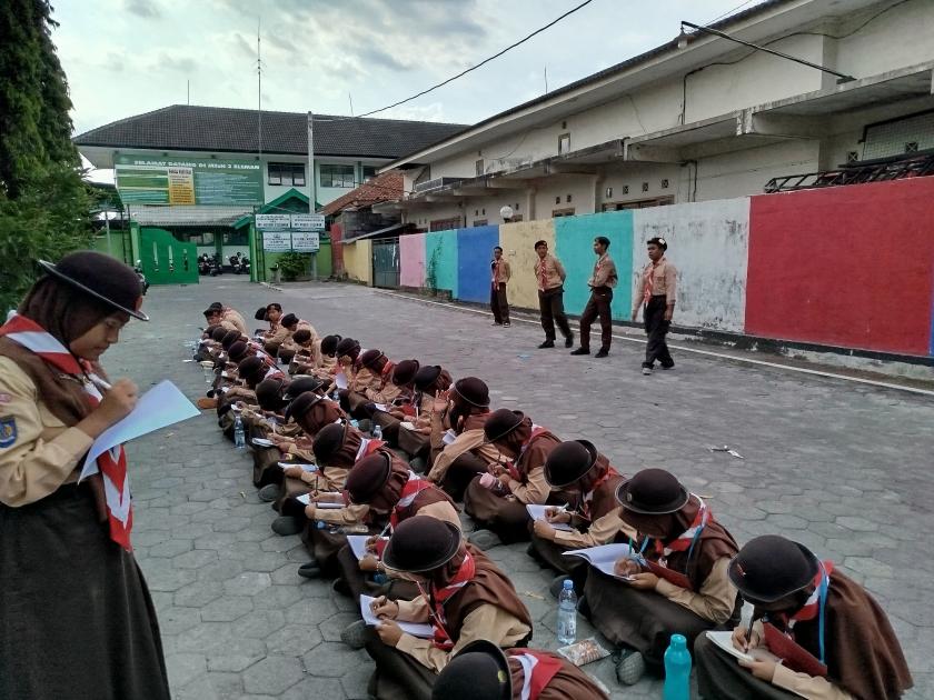 Majelis Penggalang MTs Negeri 3 Sleman Gelar Seleksi Lanjutan