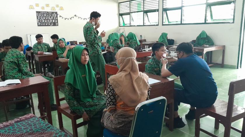 MTs N 3 Sleman Lakukan Screening Kesehatan sebagai Upaya Deteksi Awal Masalah Kesehatan Siswa