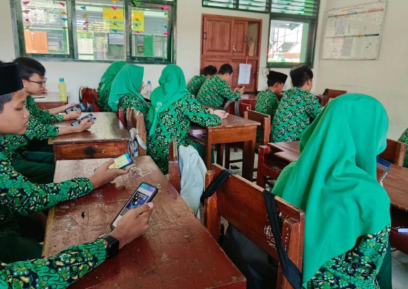 P5RA Hari Keempat MTsN 3 Sleman Sasar Kreativitas Digital Siswa