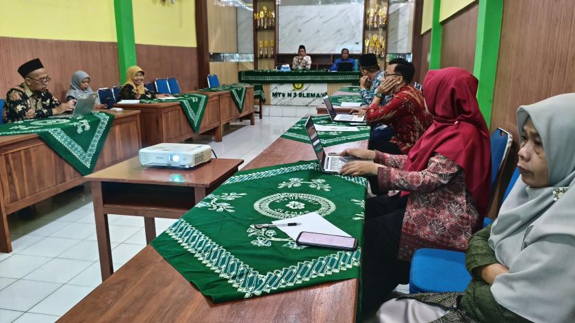 Matangkan Persiapan Class Meeting 2026, Panitia MTsN 3 Sleman Gelar Rapat Koordinasi Intensif 