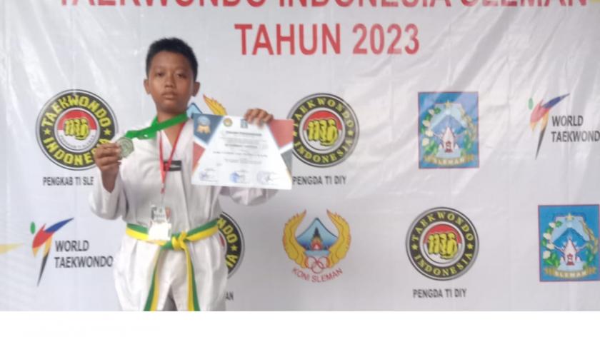 Siswa MTs Negeri 3 Sleman Raih Juara 2 Kejurkab Taekwondo Tahun 2023