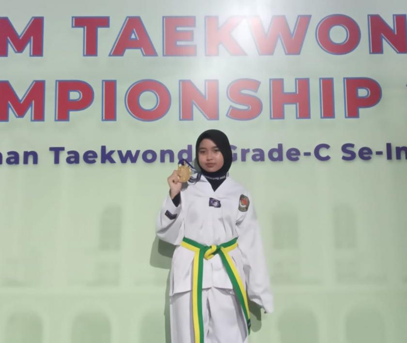 Fairuz Ghalia Athailah, Siswi MTs Negeri 3 Sleman Berhasil Raih Juara 1 Kejuaraan Taekwondo se-Indonesia Grade-C UGMTC 2024