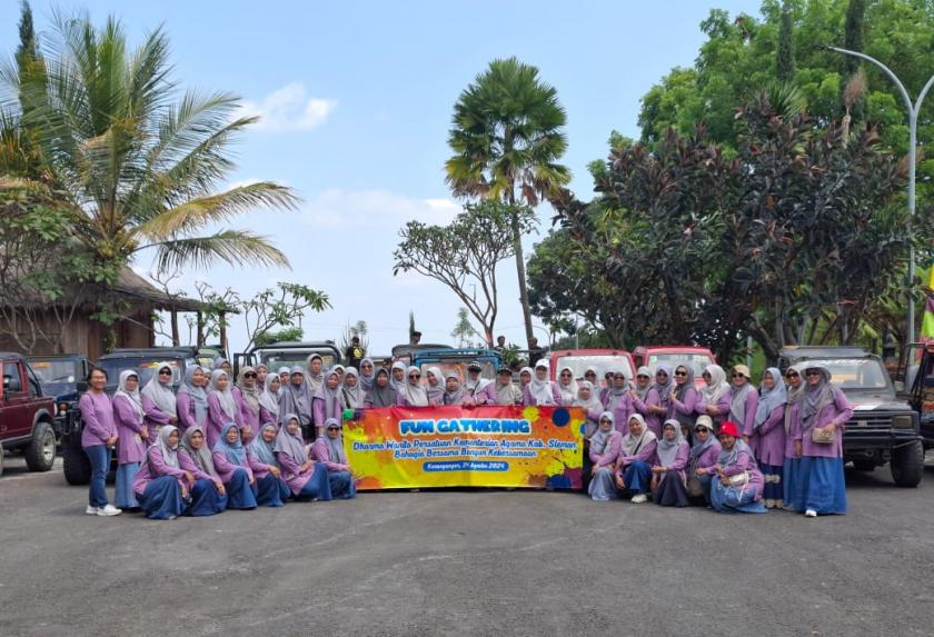 DWP Satker MTsN 3 Sleman Ikuti Fun Gathering dan Pembinaan DWP Kemenag Sleman