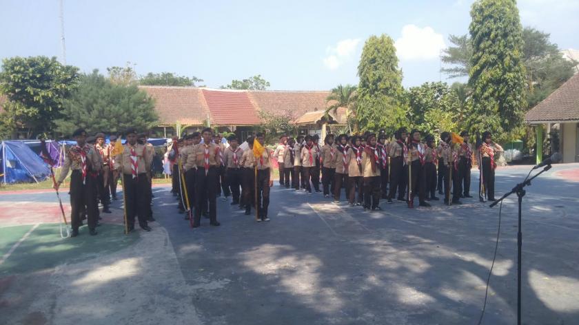 MTs N 3 Sleman Ikuti Lomba Tingkat II (LT II) Gerakan Pramuka Tentang Komunikasi Lapangan