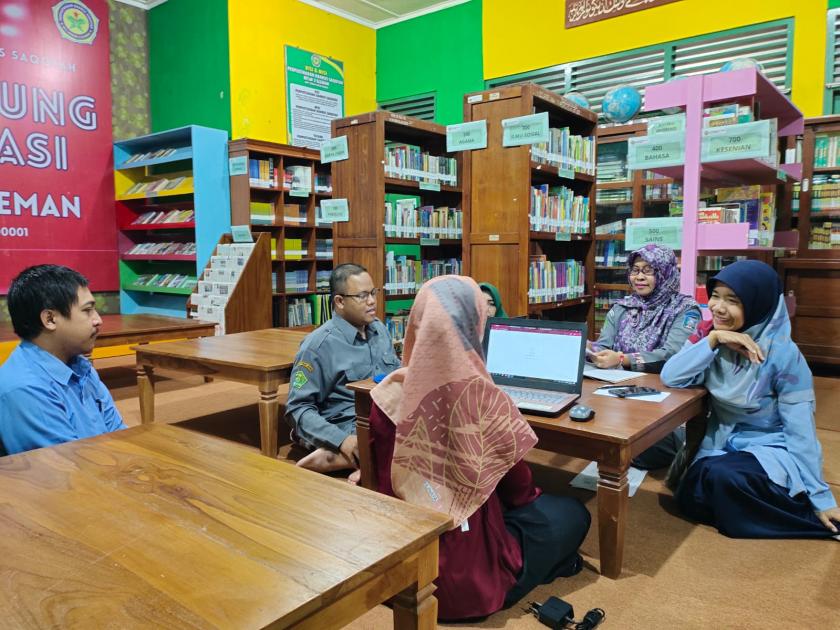 Kompak Hadang PMPZI, MTs N 3 Sleman Divisi Dua Tata Laksana Lakukan Koordinasi 