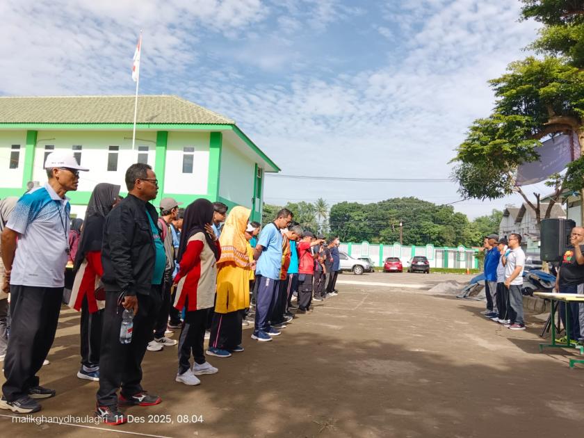 MTs N 3 Sleman Hadiri Apel Pembukaan Ajang Olahraga HAB Ke-80 Kemenag Sleman