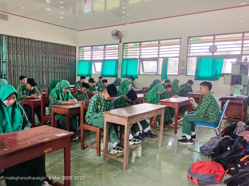 MTsN 3 Sleman Terasa Khidmat dengan Lantunan Tadarus Siswa