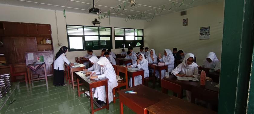 Siswa MTsN 3 Sleman kelas 9 Matangkan Persiapan Ujian melalui One Day Before TKA