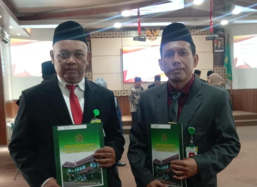 Tongkat Estafet Kepemimpinan Bergulir, MTsN 3 Sleman Sambut Pemimpin Baru