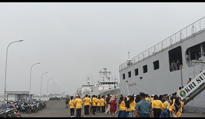 Kenali Kekuatan Maritim Indonesia, MTsN 3 Sleman Ajak Siswa Keliling Pangkalan Perang AL KOARMADA II