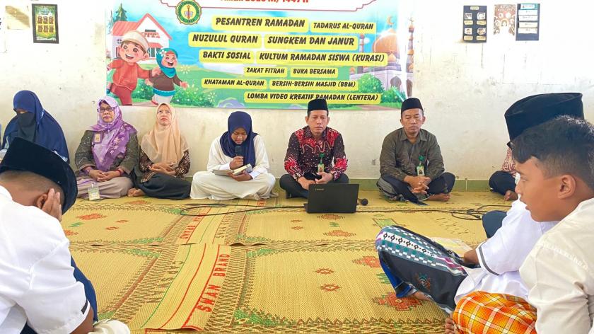Lantunan Kalam Ilahi Buka Pesantren Ramadan MTs Negeri 3 Sleman dengan Khusyuk