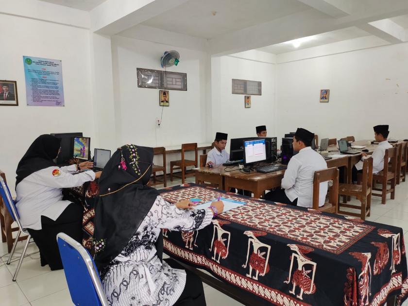 Silangkan Pengawas, Asesmen Nasional MTs Negeri 3 Sleman Tak Perlu Cemas