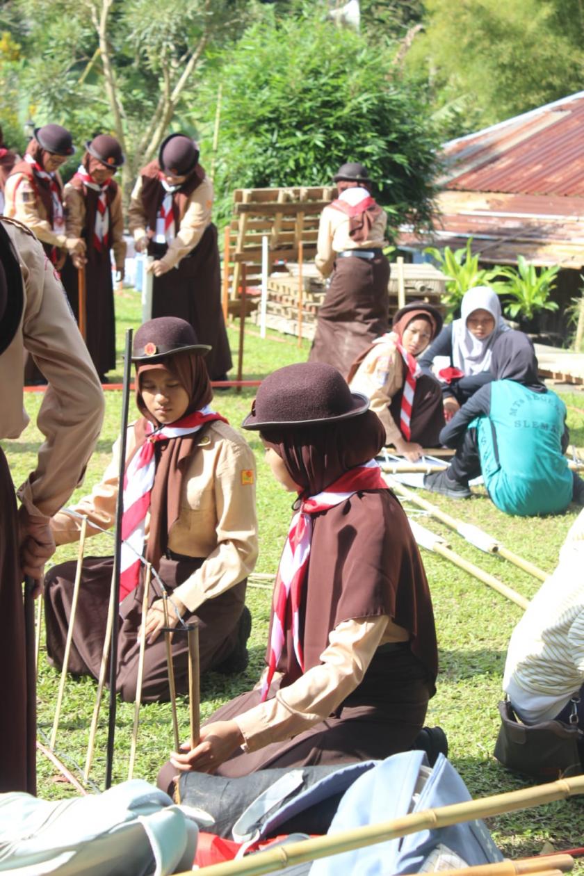 Uji Keterampilan dan Kecekatan Pramuka, Giat Jelajah Alam Pos 3 Tampilkan PPPK