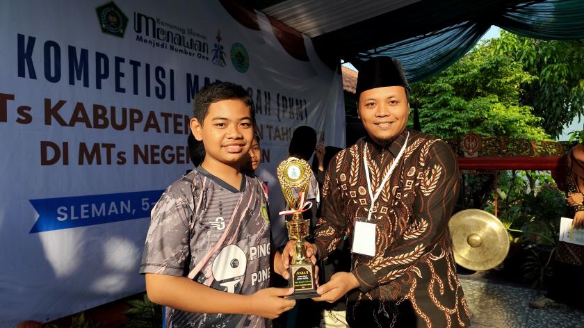 Tenis Meja Ganda Putra MTsN 3 Sleman, Raih Juara 2 pada PKM 2024