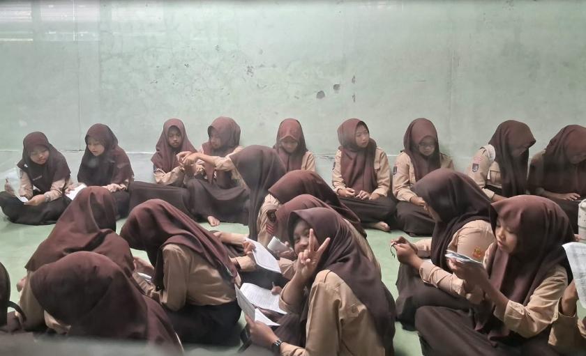 Ketuk Pintu Langit, Murid Kelas 9 MTs Negeri 3 Sleman Gelar Literasi Religi Jelang Ujian TKA
