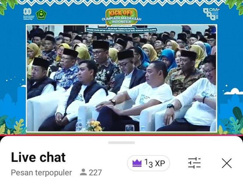 Persiapan Sedini Mungkin, MTsN 3 Sleman Ikuti Kick Off Olimpiade Madrasah Indonesia 2025