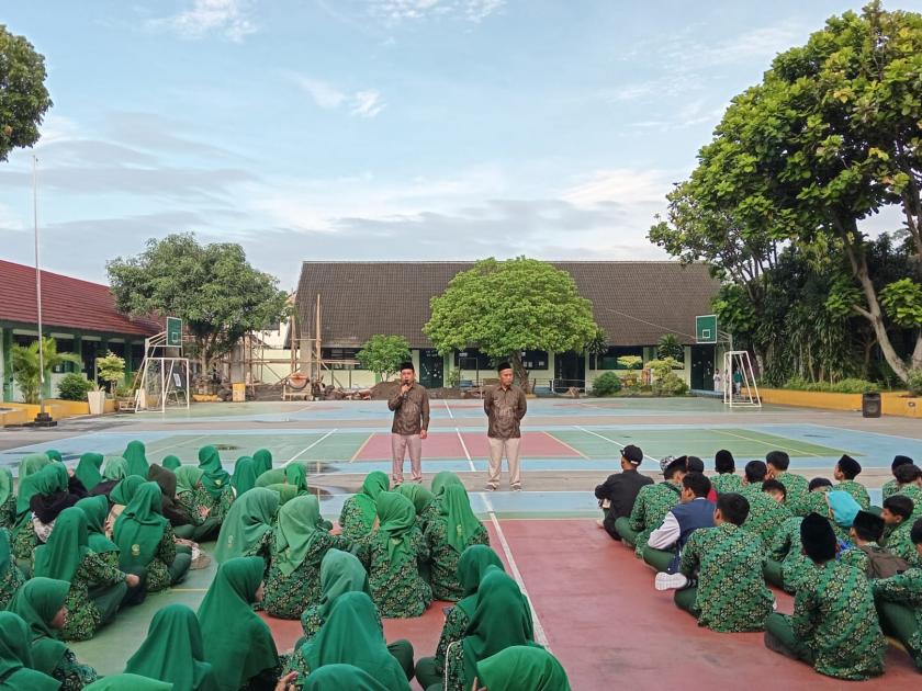 Jaga Keamanan Studi Religi dan Edukasi, MTs Negeri 3 Sleman Lakukan Pengarahan