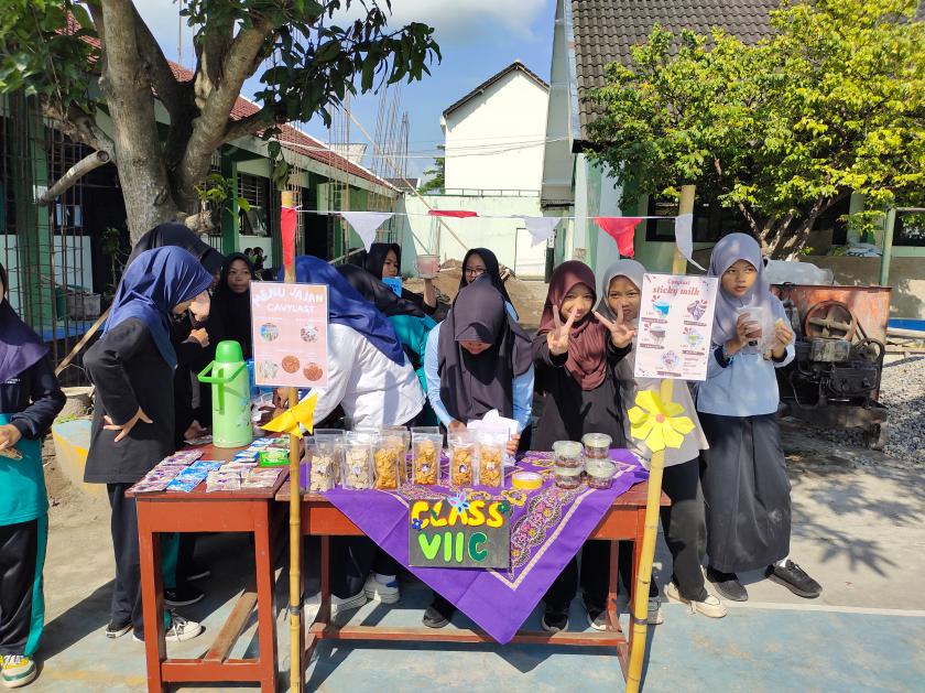 Market Day MTs Negeri 3 Sleman, Melatih Jiwa Entrepreneur Sejati
