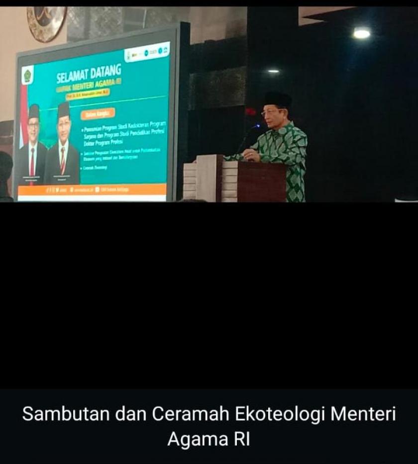 Kepala MTs Negeri 3 Sleman dan KTU Hadiri Upacara Menyambut Menteri Agama RI
