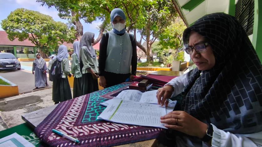 Pasca Pengumuman Jalur Tahfiz, MTsN 3 Sleman Buka Layanan Pengambilan Berkas