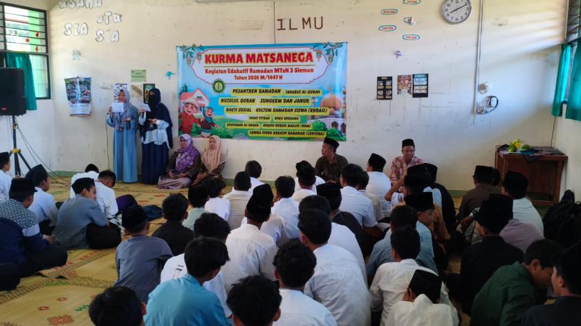 Materi Fikih Warnai Kegiatan Pesantren Ramadan MTsN 3 Sleman