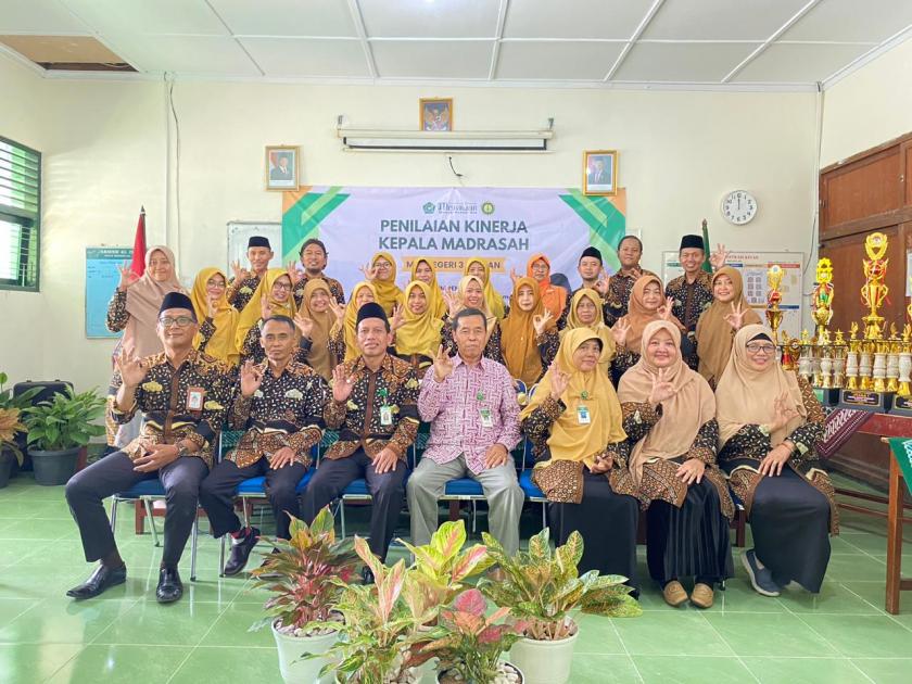 Penilaian Kinerja Kepala Madrasah (PKKM), Asesor Apresiasi Profesionalitas MTs Negeri 3 Sleman