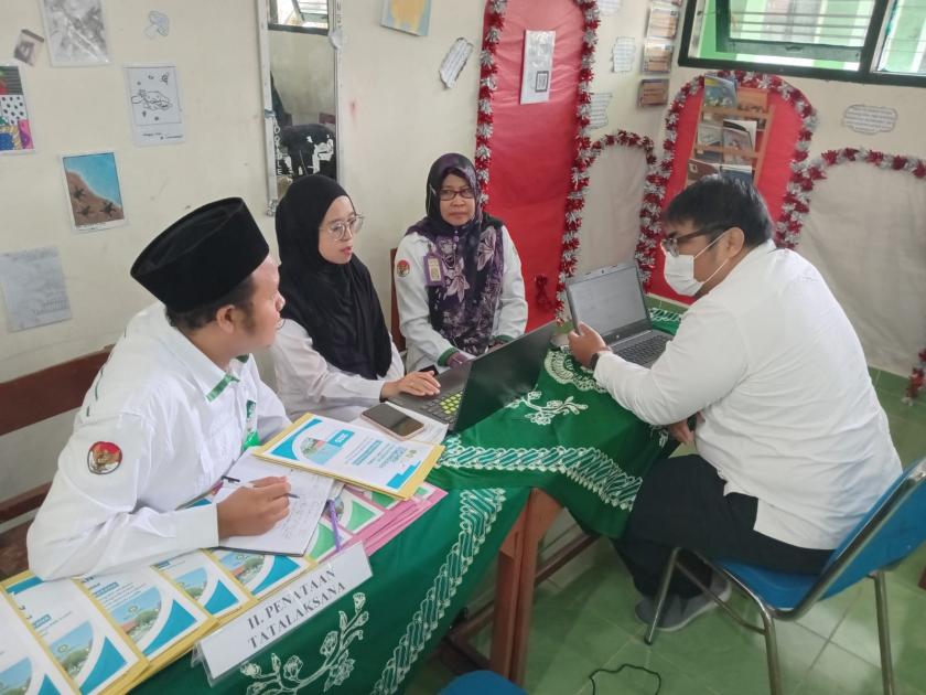 Genggam Semangat  Bulatkan Tekad, Komponen 2 MTs Negeri 3 Sleman Hadapi Penilaian Pendahuluan PMPZI