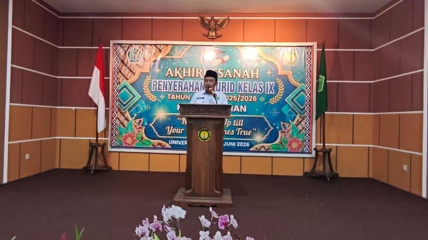 Sambutan Kakankemenag Sulut Api Semangat, Apresiasi Capaian Peserta Akhirussanah MTs Negeri 3 Sleman