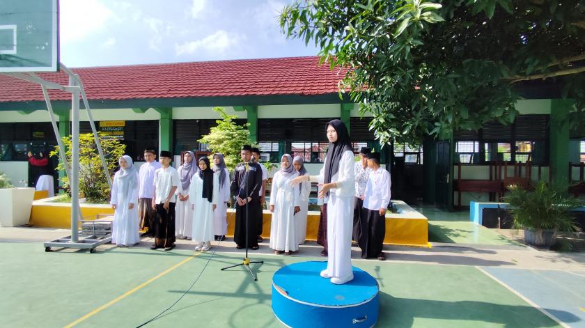 Tunjukkan Cinta Tanah Air, MTs Negeri 3 Sleman Senandungkan Lagu Syubbanul Wathan