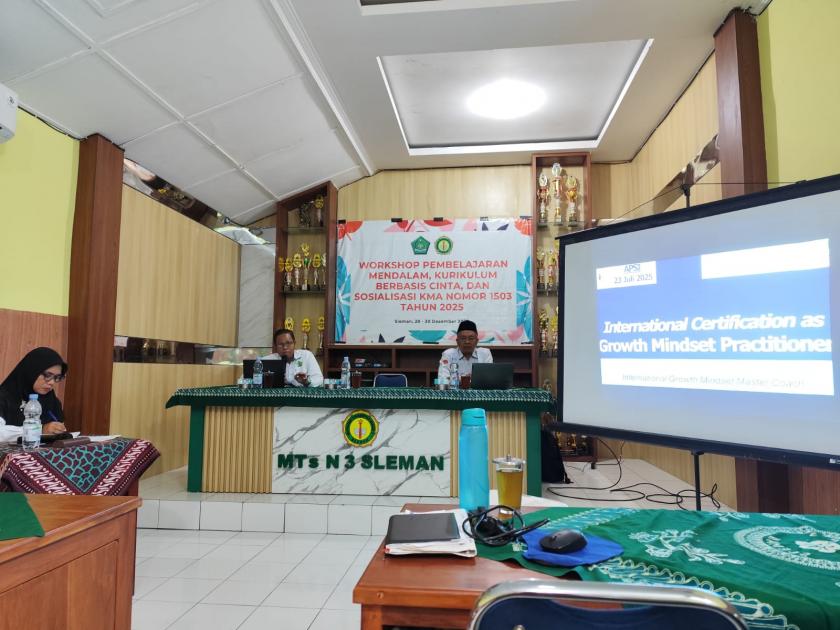 MTsN 3 Sleman Gelar Workshop Sosialisasi KMA No.1503
