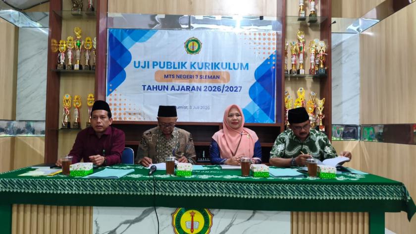 Menggawangi Lompatan Mutu, Kamad MTsN 3 Sleman Refleksikan Suksesnya Uji Publik Kurikulum 2026