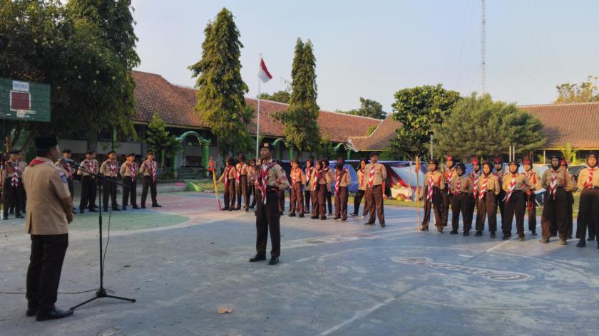 Tenda Berdiri Semangat Menjadi, Hari Pertama LT II MTsN 3 Sleman Penuh Aksi dan Gengsi