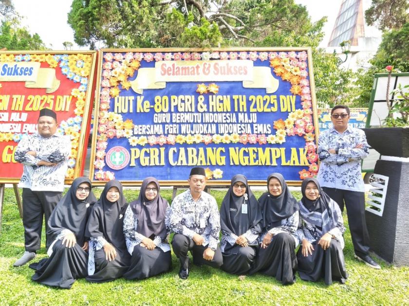 Guru MTsN 3 Sleman Aktif dalam Pengurus PGRI Cabang Ngemplak, Mewakili Puncak HUT PGRI Ke-80 dan Hari Guru Nasional Tahun 2025 Propinsi DIY