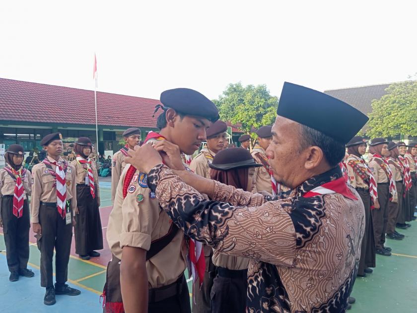 MTs N 3 Sleman Kukuhkan Majelis Penggalang 2025/2026 dalam Gladian ’The Journey of Becoming a Leader’