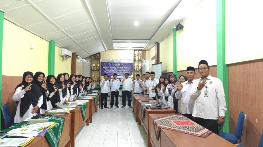 MTs Negeri 3 Sleman Menutup Rangkaian Penilaian Pendahuluan Pembangunan Zona Integritas dengan Hasil Maksimal