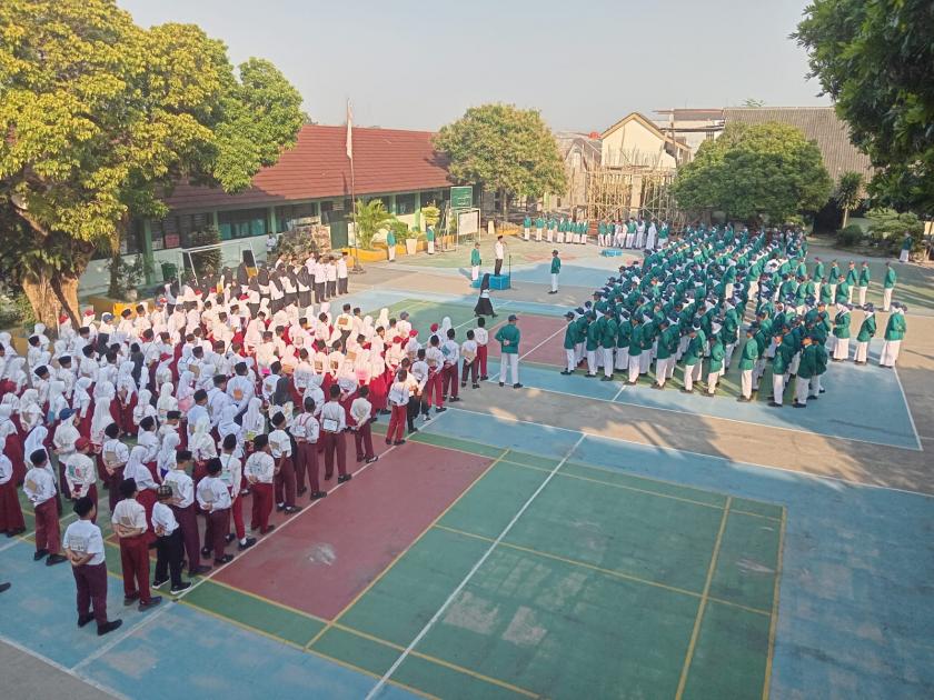 Sah! KBM TA 2026/2027 dan MATAMUDA MTsN 3 Sleman Resmi Dibuka Lewat Upacara Perdana
