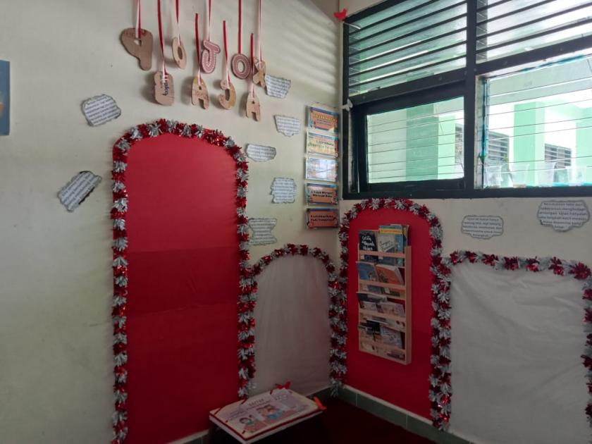 Meriahkan Harlah ke-57 MTsN 3 Sleman dan HUT ke-80 RI, MTsN 3 Sleman Adakan Lomba Pojok Baca Kelas