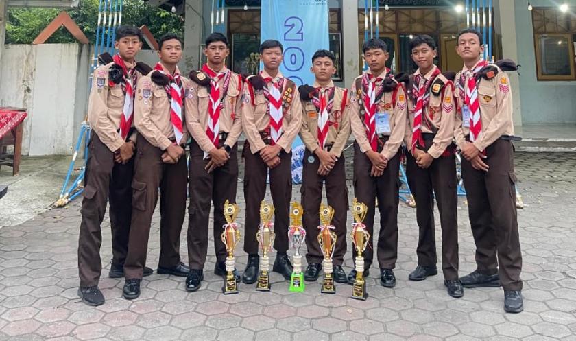 Tim Putra MTsN 3 Sleman Raih Juara 2 Lomba Jurnalistik Armyiq Scout Competition