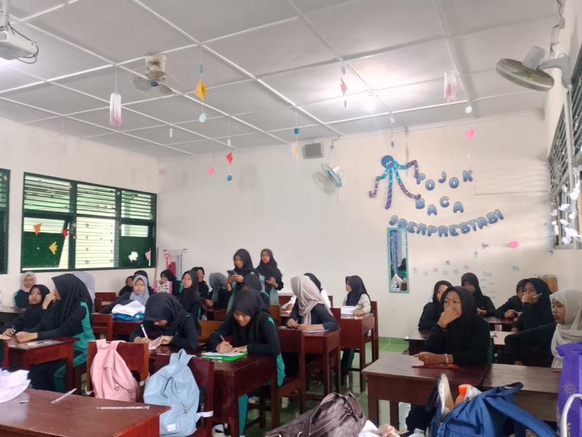 Rekrut Anggota Terbaik, MP MTsN 3 Sleman Lakukan Seleksi Tulis