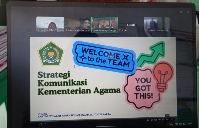 Penguatan Kapasitas Kehumasan MTsN 3 Sleman Hadiri Pelatihan