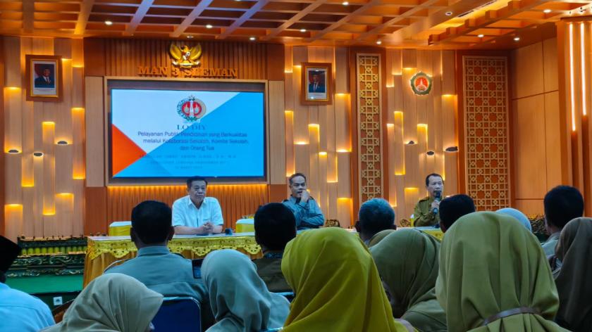 MTsN 3 Sleman Perkuat Tata Kelola, Ombudsman Tekankan Legalitas Komite dan Peran POT