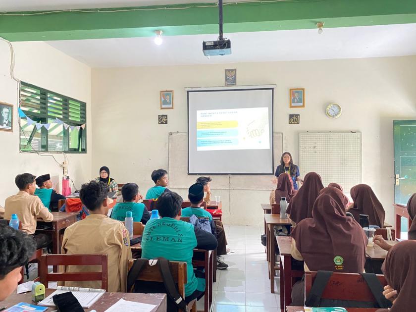 Cegah Diskriminasi, Siswa MTs N 3 Sleman Terima Sosialisasi Kesetaraan Gender