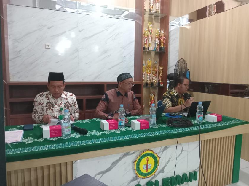 Sambut Pengawas Pembina Baru, MTs Negeri 3 Sleman Tingkatkan Spirit Baru